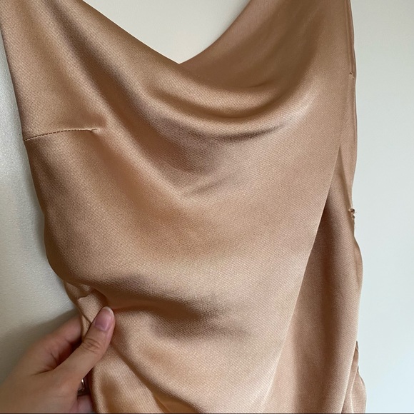 CHAMPAGNE SLIP DRESS - Like new - Picture 3 of 6